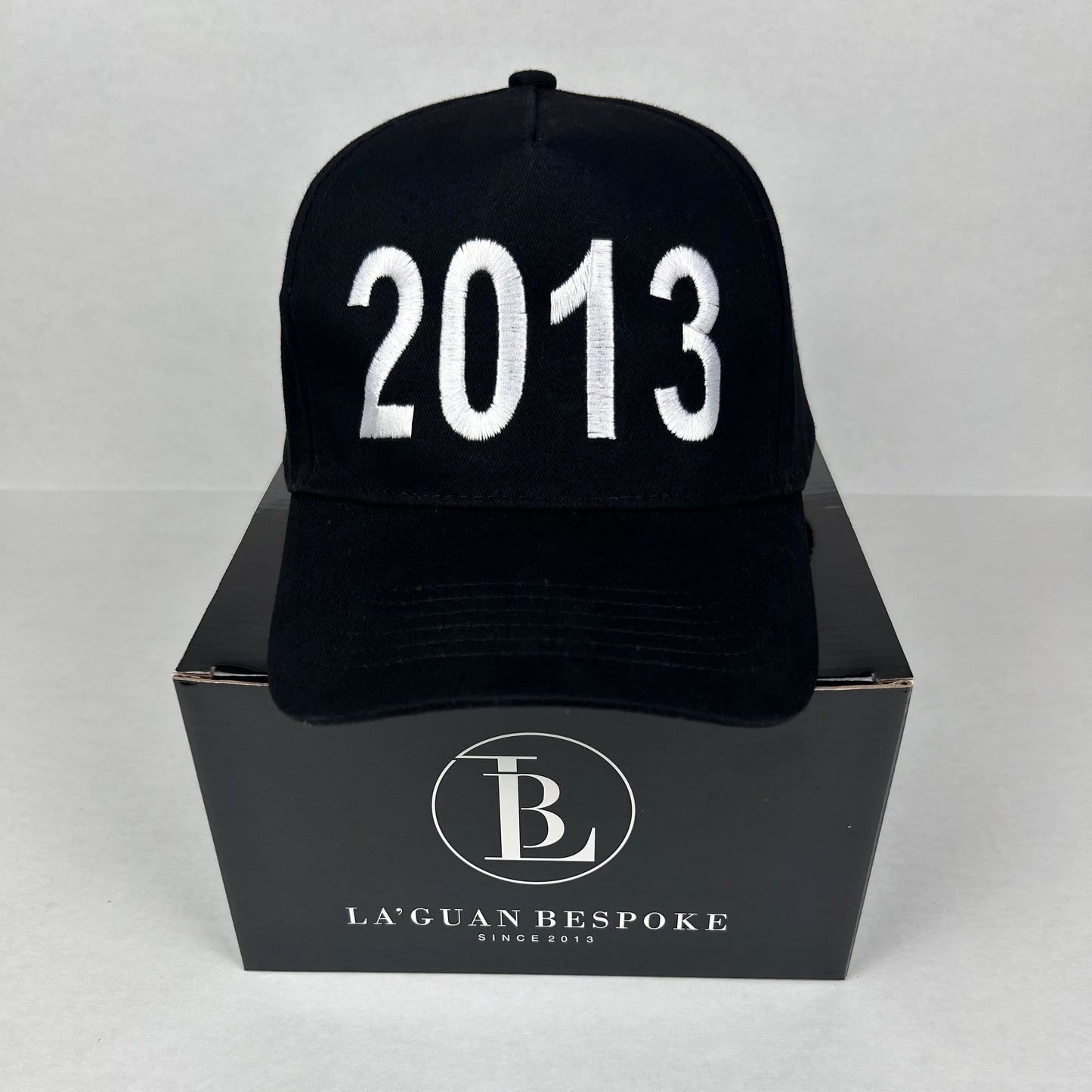 WHITE 2013 LOGO HAT - BLACK