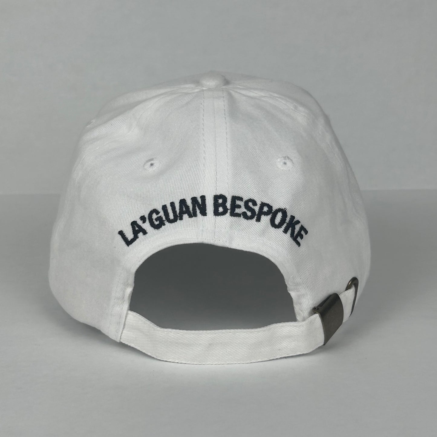 LB BLACK LOGO HAT - WHITE
