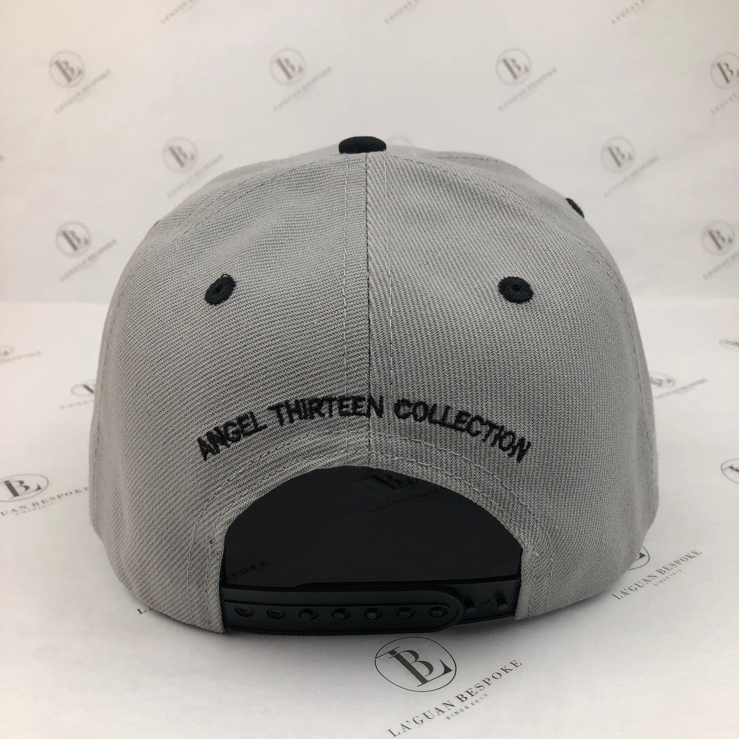ANGEL THIRTEEN GREY CAP - BLACK BRIM