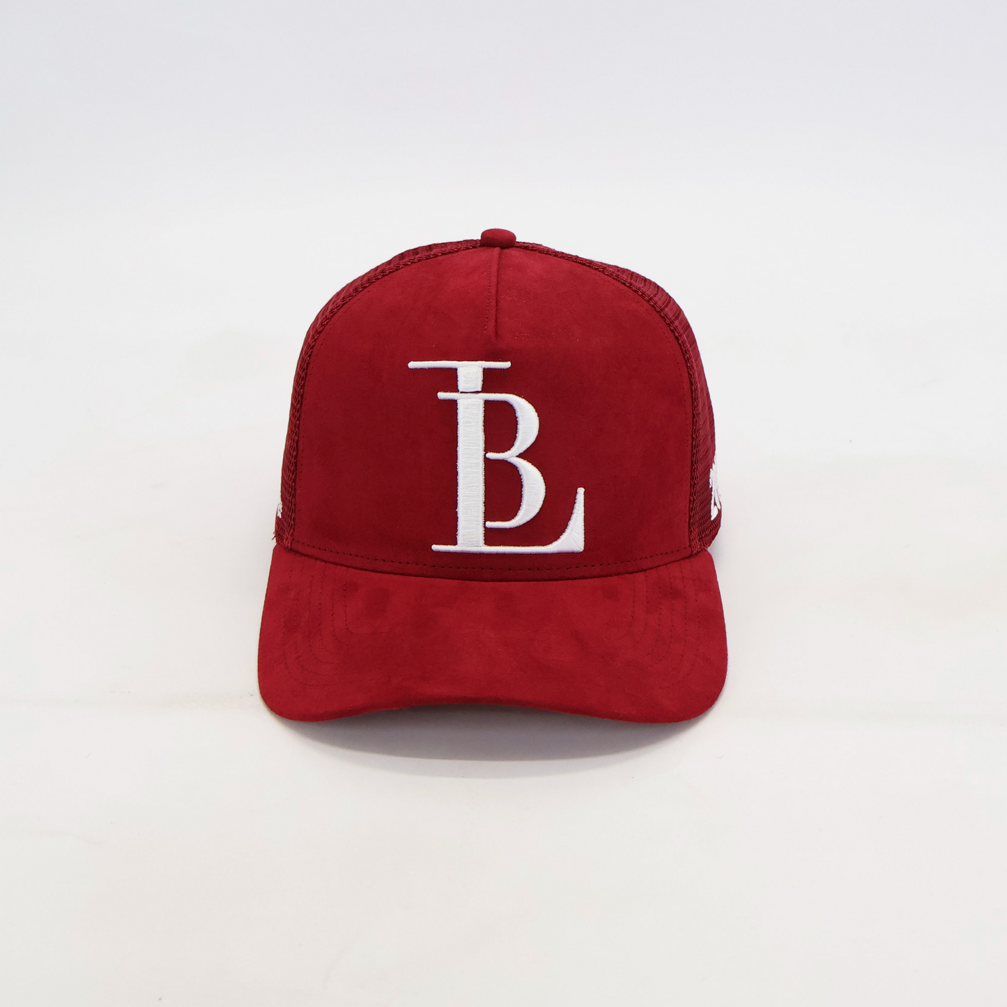 TRUCKER CAP - LB LOGO SUEDE BURGUNDY