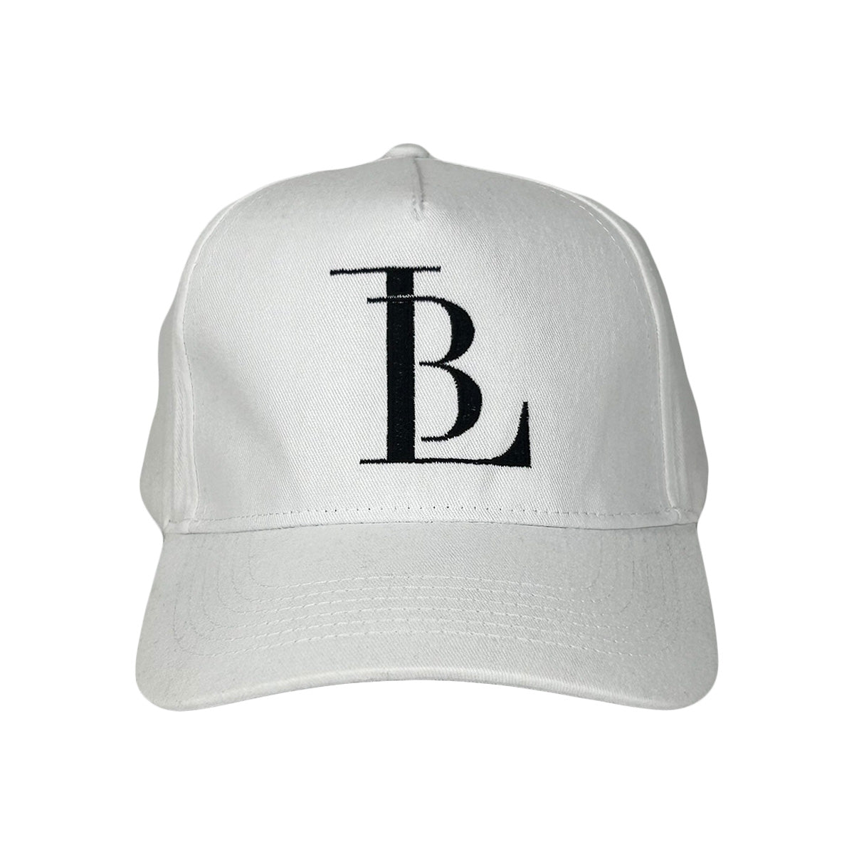 LB BLACK LOGO HAT - WHITE