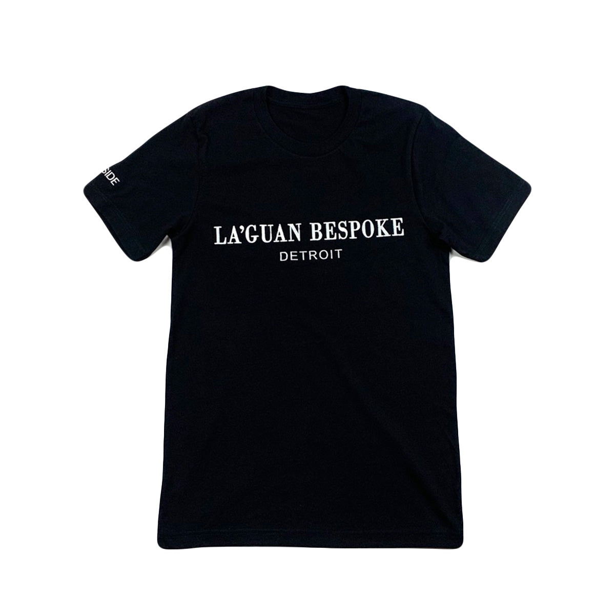 LA'GUAN BESPOKE DETROIT TEE - BLACK