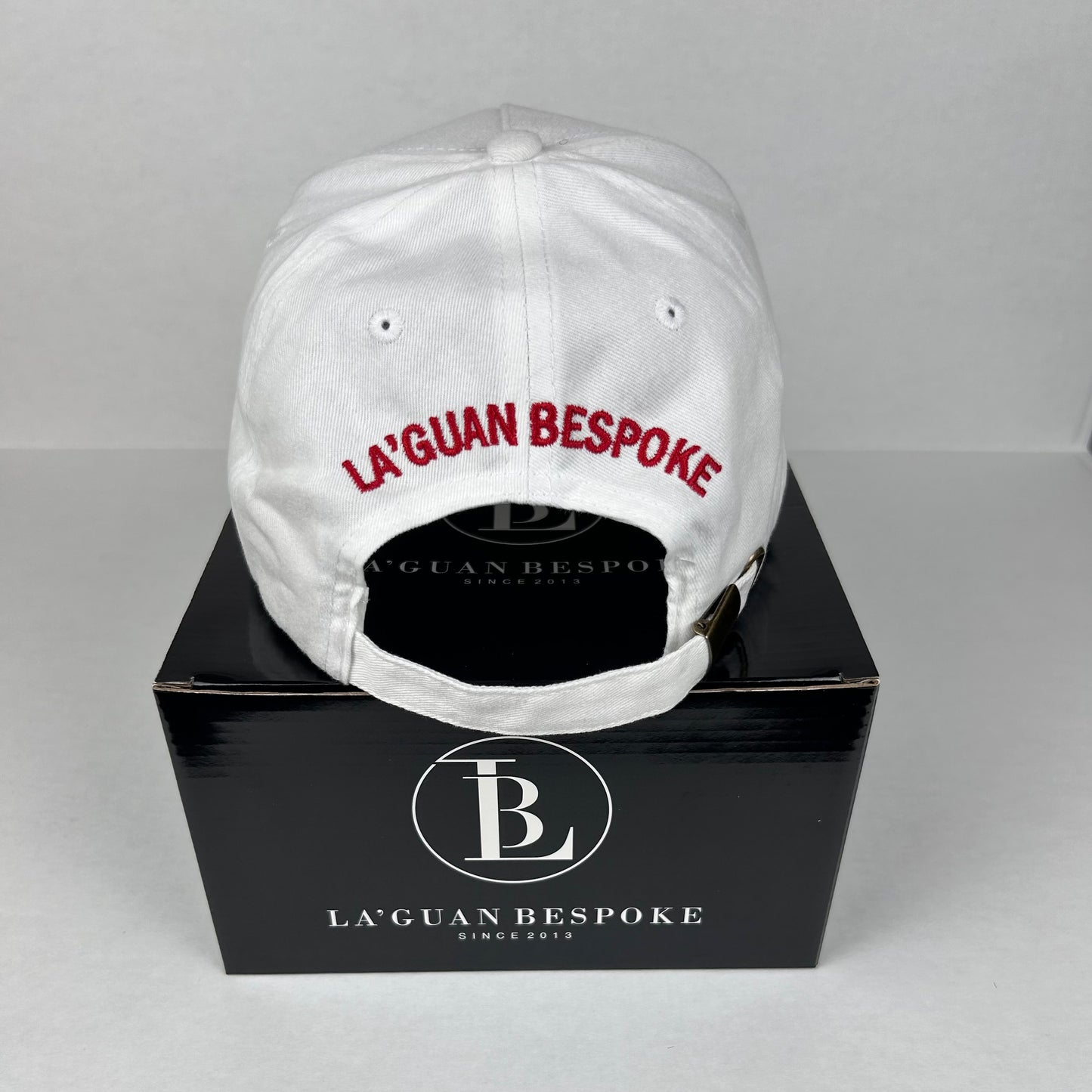LB RED LOGO HAT - WHITE