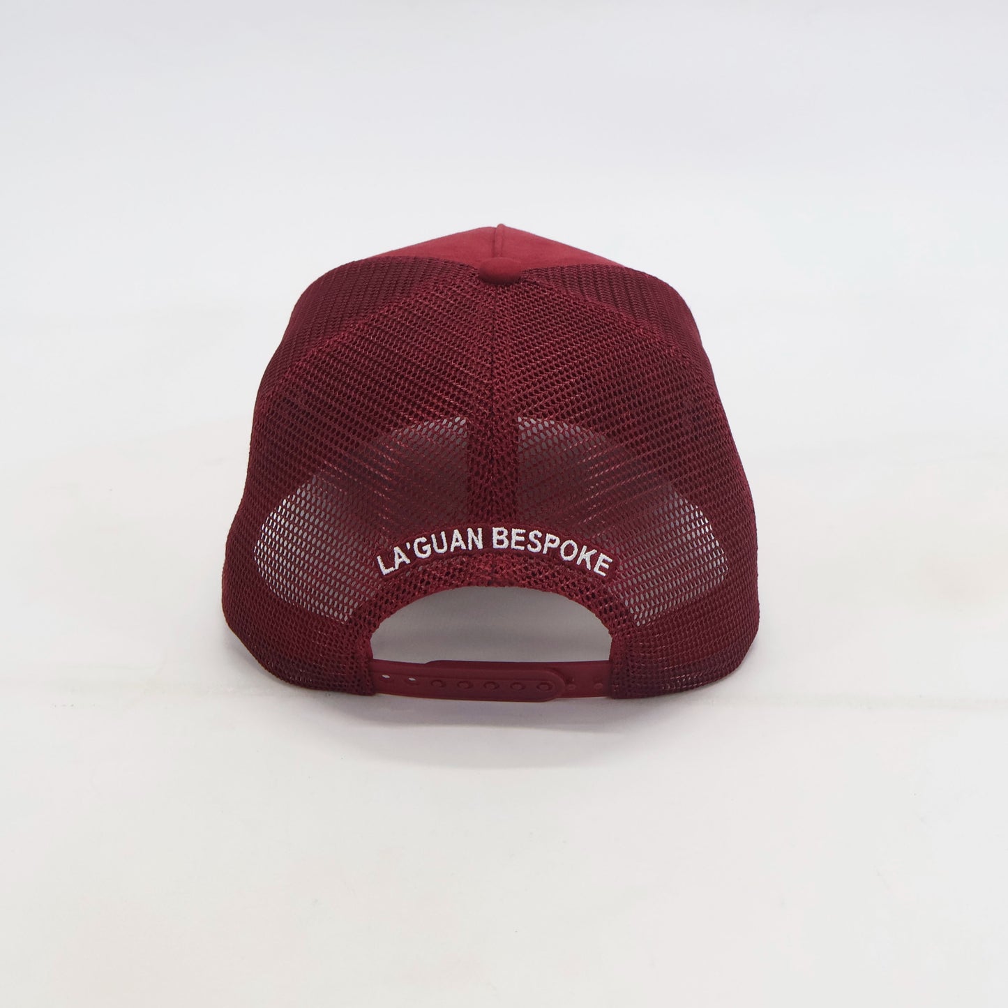 TRUCKER CAP - LB LOGO SUEDE BURGUNDY