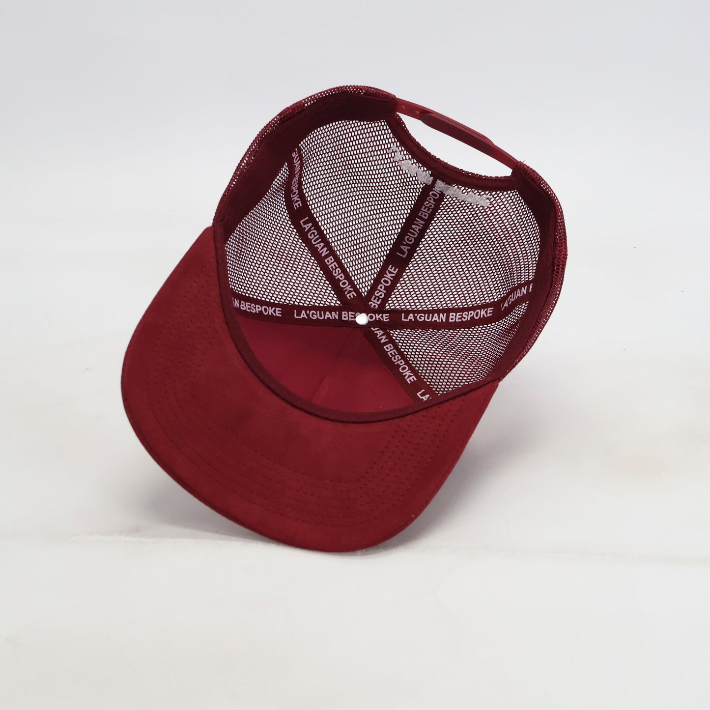TRUCKER CAP - LB LOGO SUEDE BURGUNDY