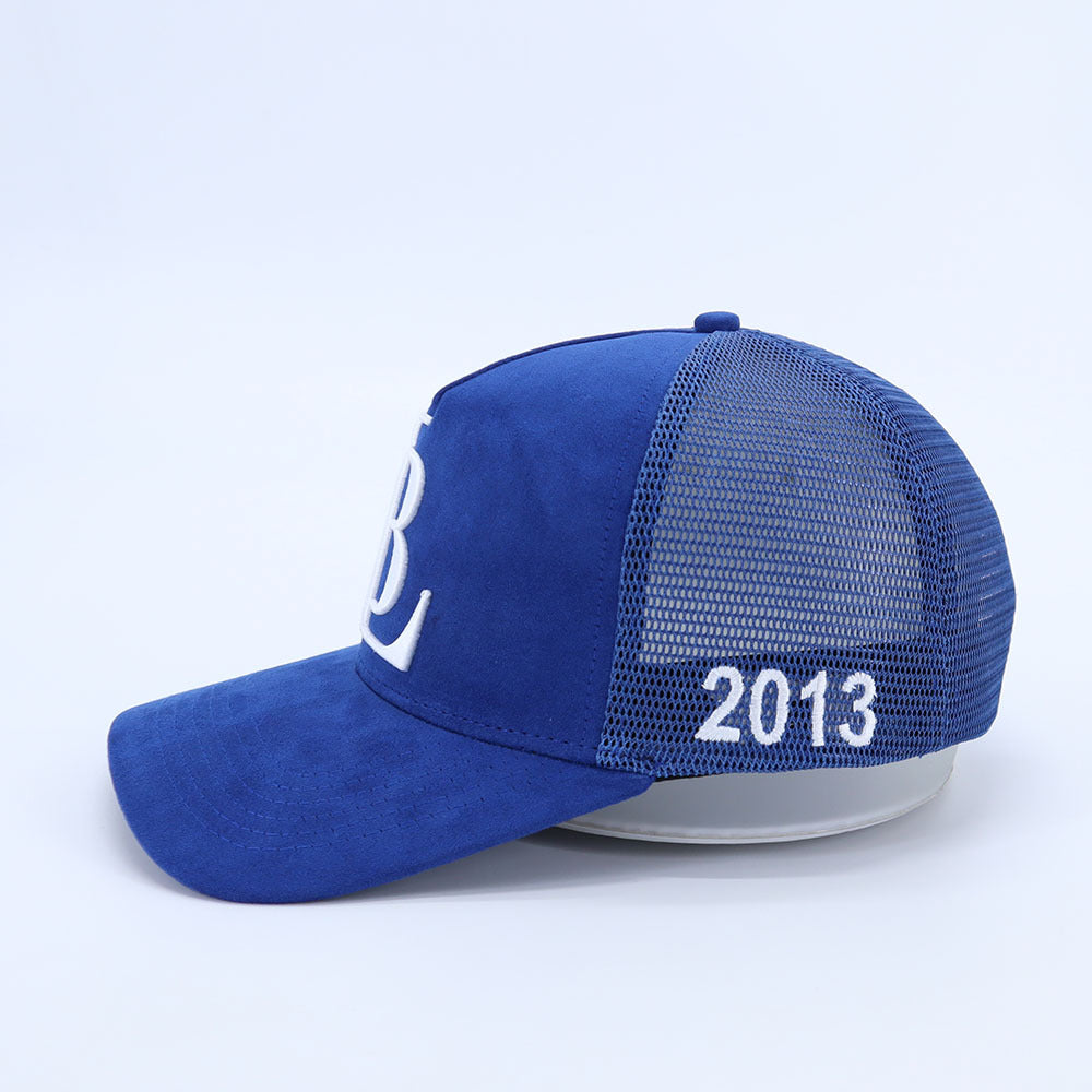 TRUCKER CAP - LB LOGO SUEDE NIPEY BLUE