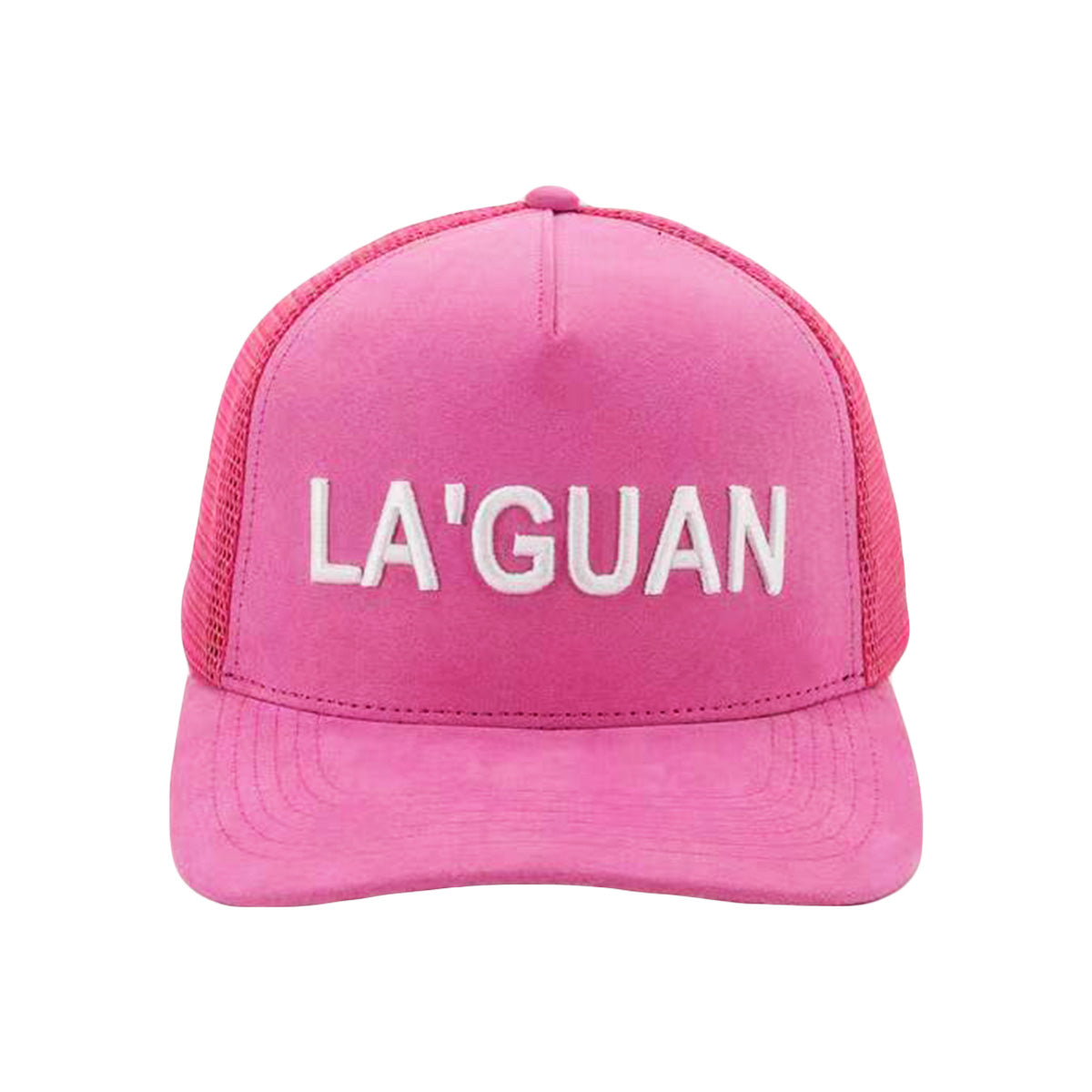 TRUCKER CAP - LA'GUAN SUEDE PINK